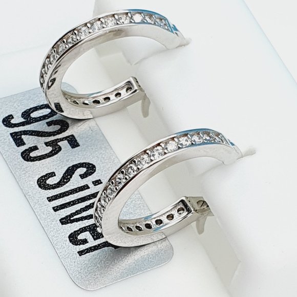 "925 Sterling Silver CZ Beautiful Earrings for Women, 1USPAR4292 - Picture 10 of 11